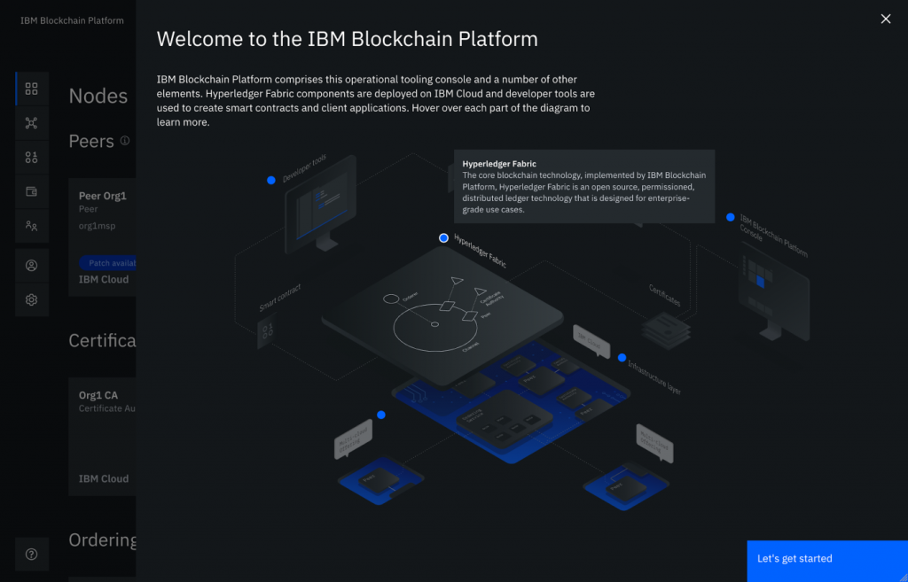 Blockchain en tant que service d'IBM