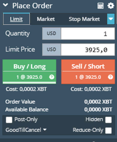 Negociação de margem no BitMEX