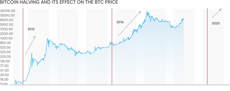 bitcoin na polovicu